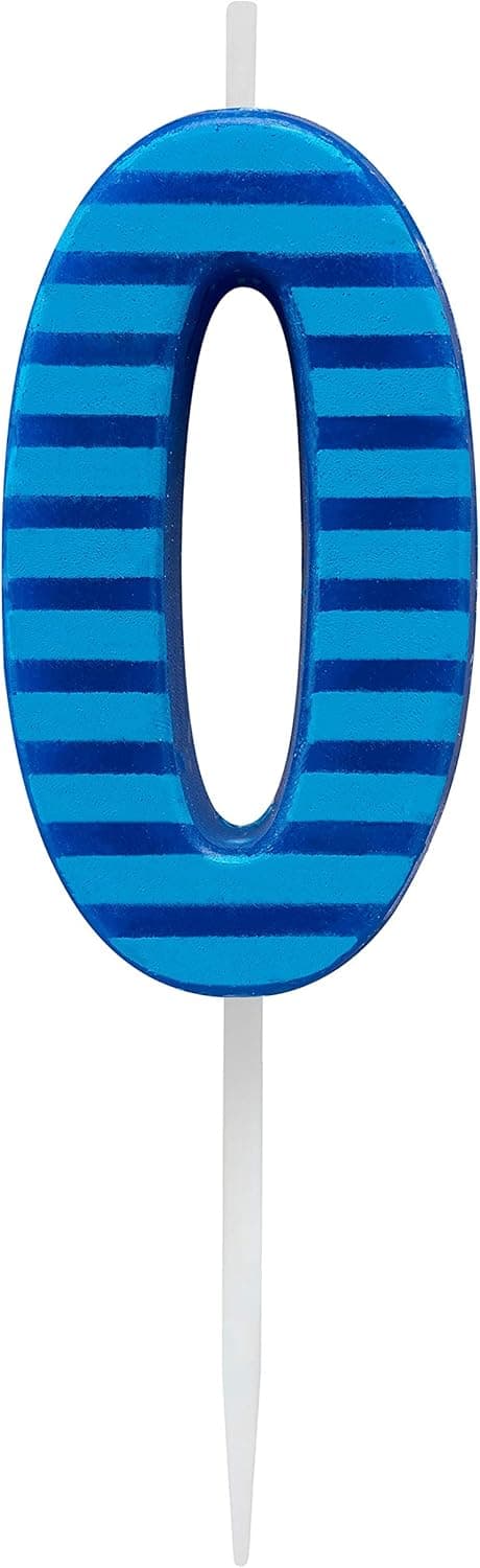 Celebrate with Papyrus Number 0 Birthday Candle