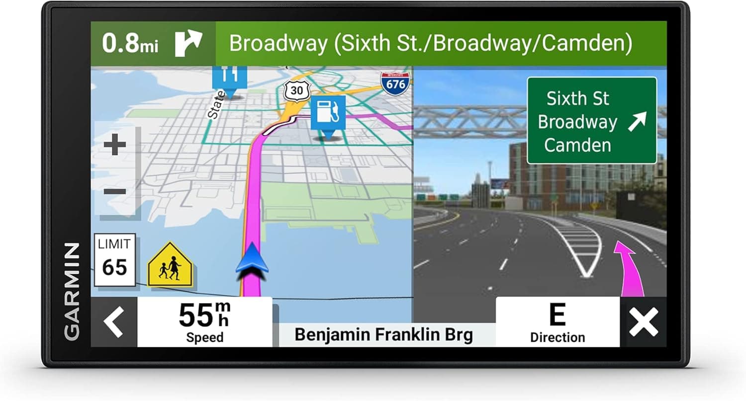 Garmin DriveSmart 66: Crisp GPS Navigation with Voice Assist
