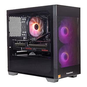 PowerSpec G532 PC: Powerful Ryzen 5 7500X3D Build - $1400 at Micro Center