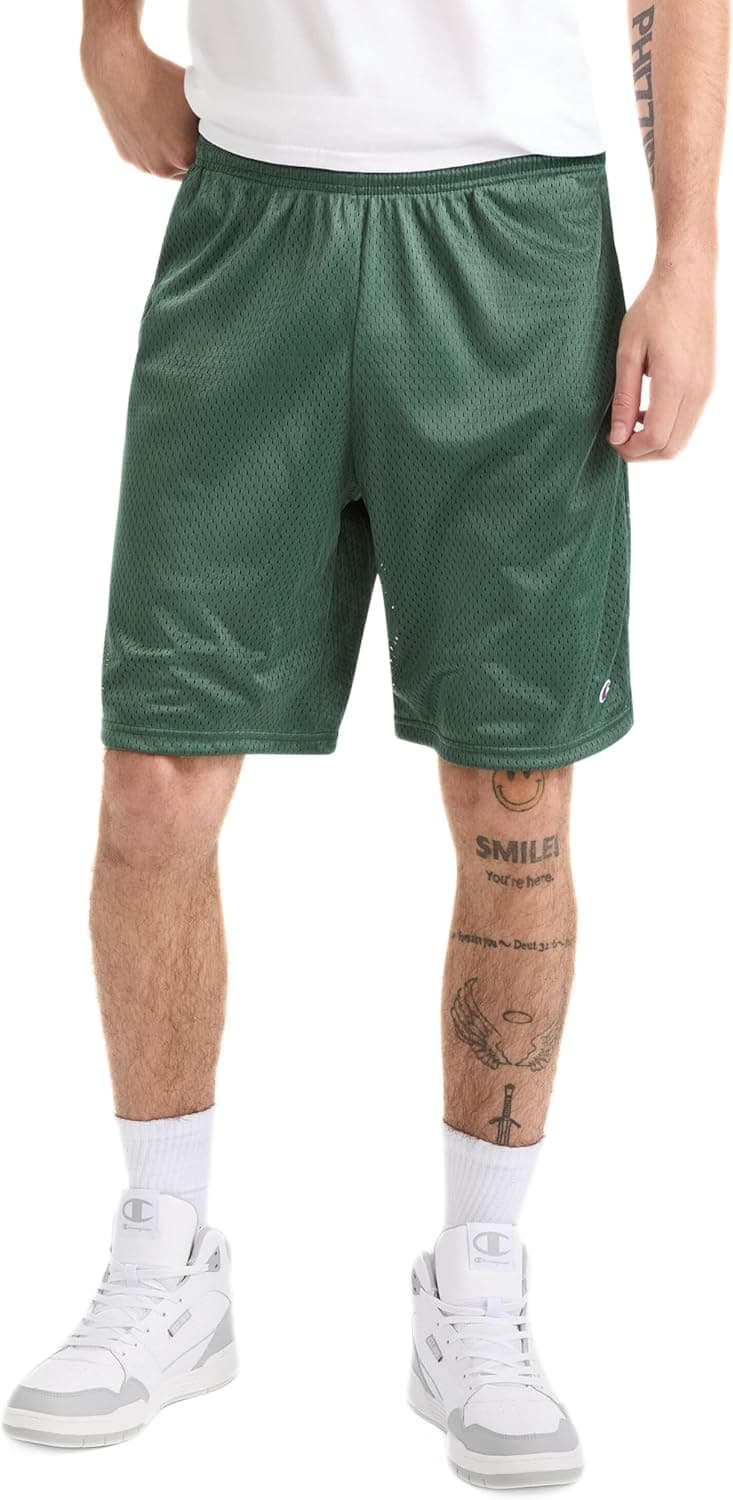 Champion Men's Mesh Shorts with C Logo - 56% Off