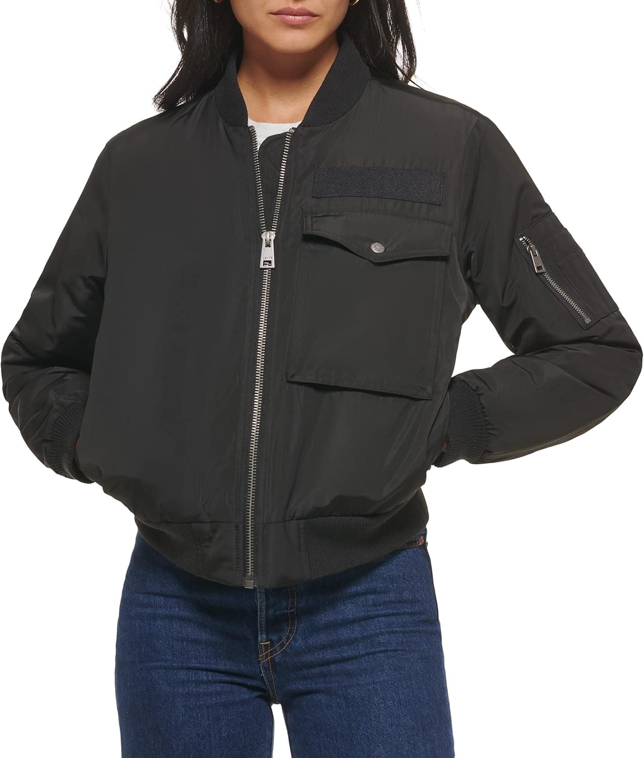Levi's Women's Utility Flight Bomber Jacket at 55% Off