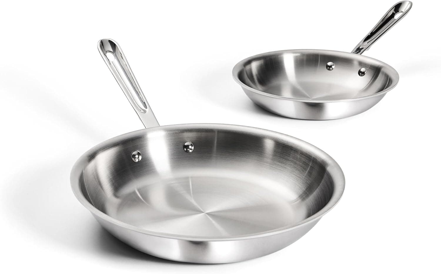 All-Clad D3 Stainless Steel Frying Pans Set: Professional Cookware