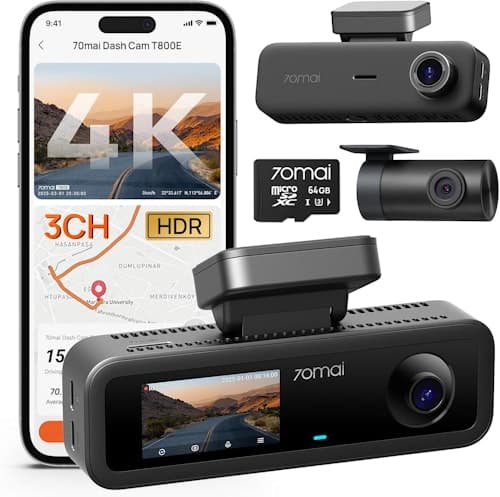 Capture Your Drives with the 70mai 4K 3-Channel Dash Cam - 21% Off