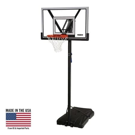 Lifetime 48-Inch Shatterproof Portable Basketball Hoop with Strong Arm Adjustment & Slam-It Rim – Model 90585-Outdoor Play