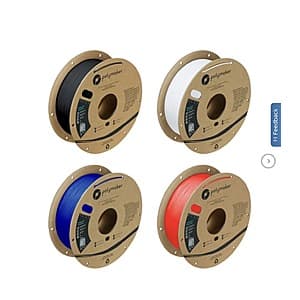 Costco Members: 4-Ct 1kg Polymaker PLA Pro Core Color 1.75mm 3D Printer Filament $48 + Free S&H