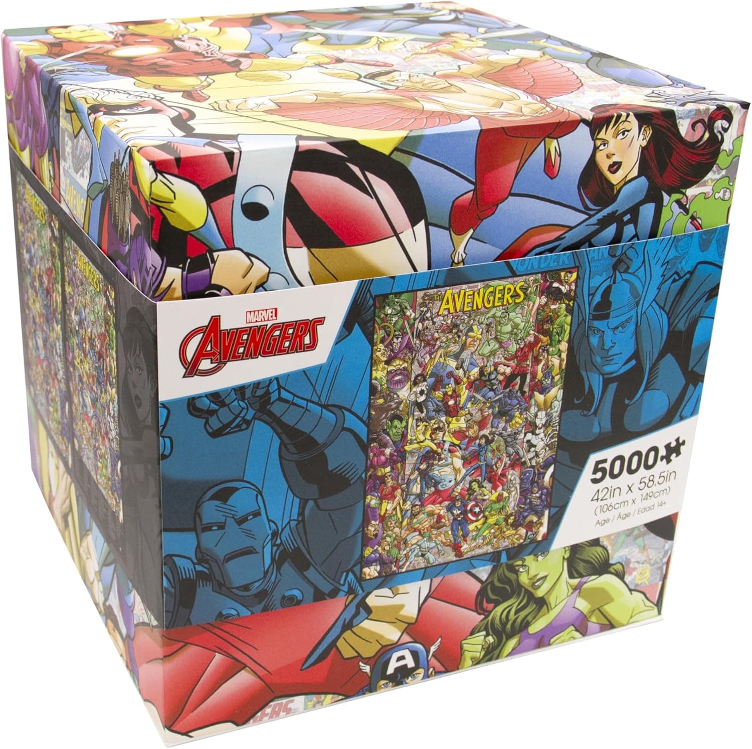 Marvel Aquarius Avengers 60th Anniversary Puzzle - 5000 Pieces
