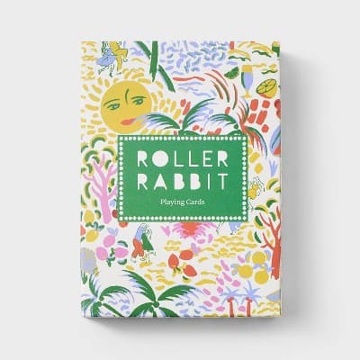 Vacation Deck of Cards Yellow/Green - Roller Rabbit x Target