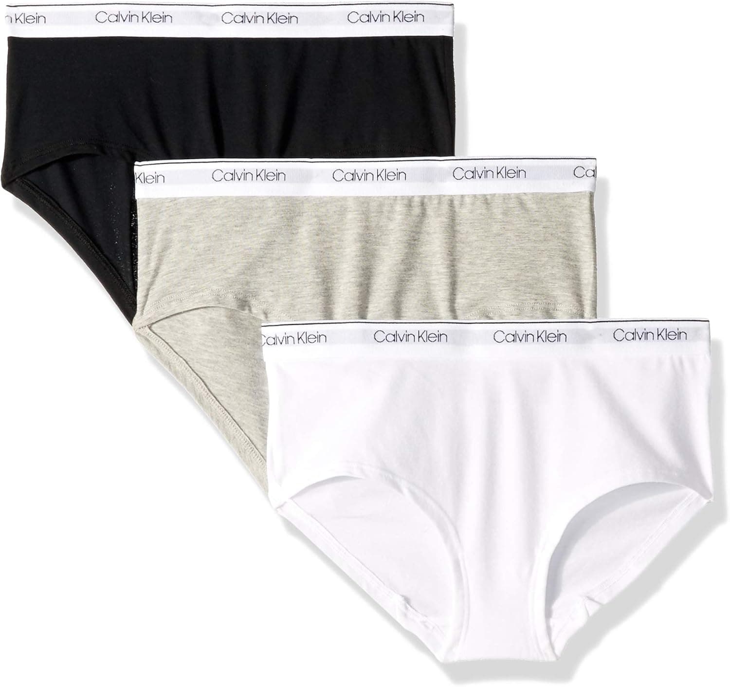 Save 54% on Calvin Klein Girls' Cotton Hipster Underwear