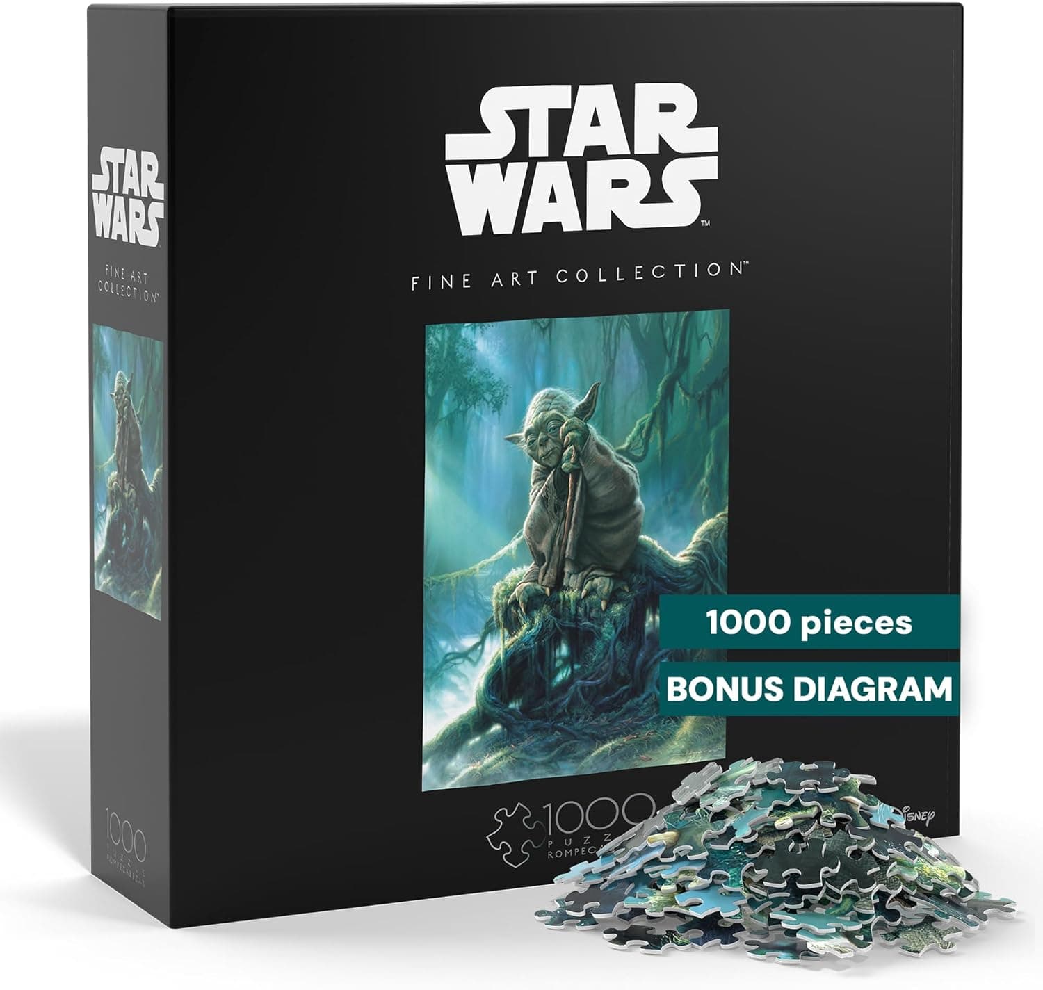 Immerse Yourself in the Galactic Puzzle: Star Wars Yoda 1000-Piece Jigsaw