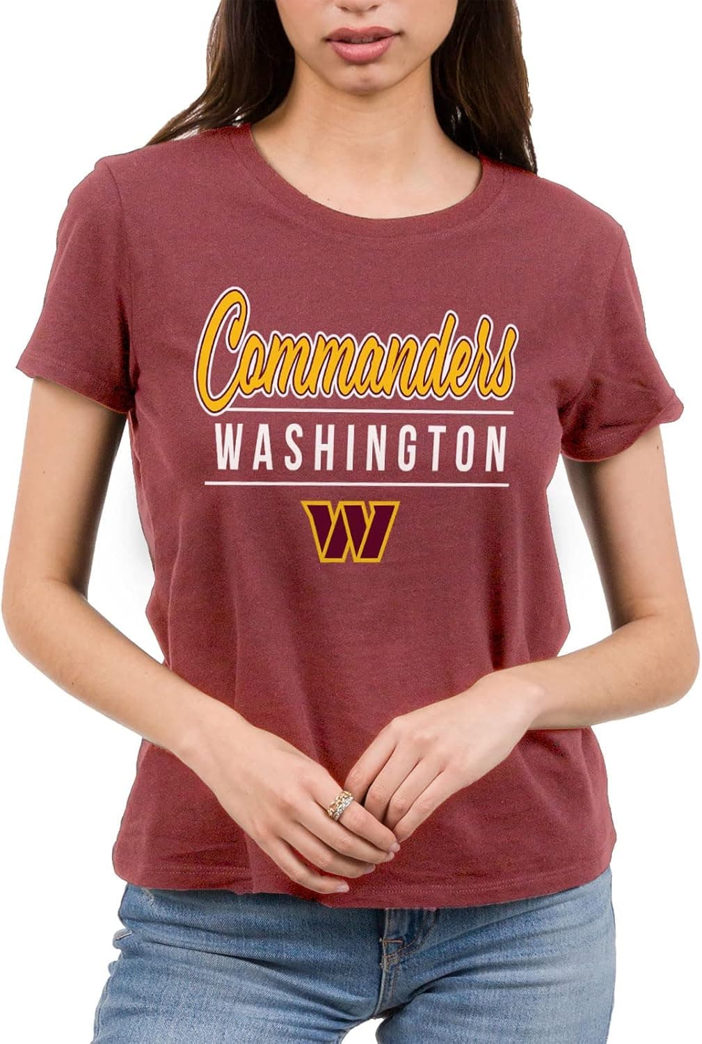Cheer on the Commanders with this Stylish NFL Tee