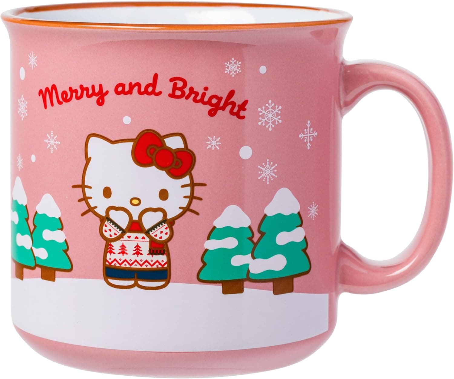 Cozy Hello Kitty Mug for Holiday Cheer