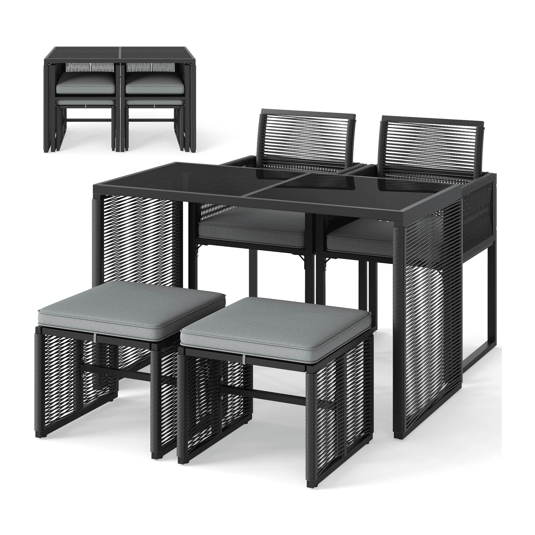 Upgrade Your Patio with Costway's 5-Piece Conversation Set