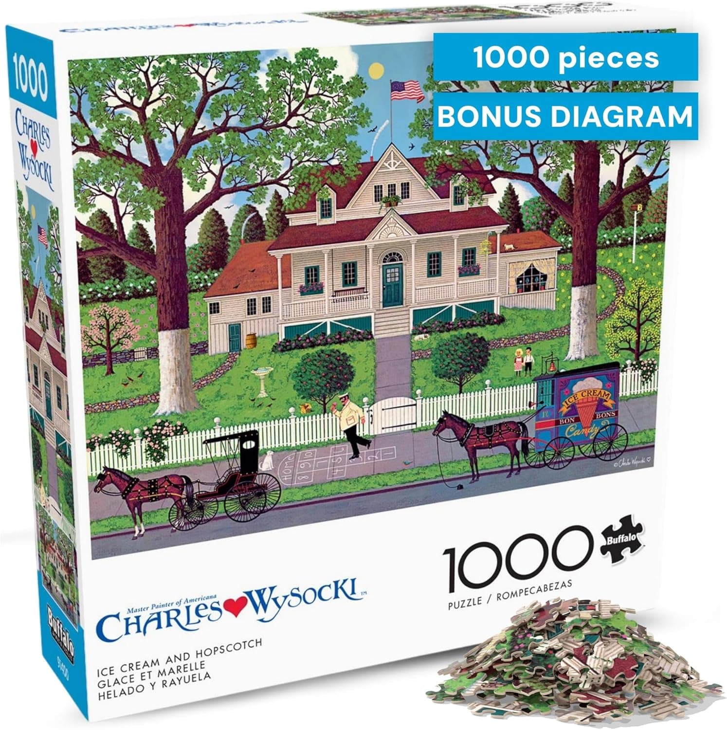 Nostalgic Americana Puzzle: Buffalo Games 1000-Piece Classic