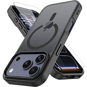 MagSafe-Compatible iPhone 17 Pro Case with Screen Protector for $3.05