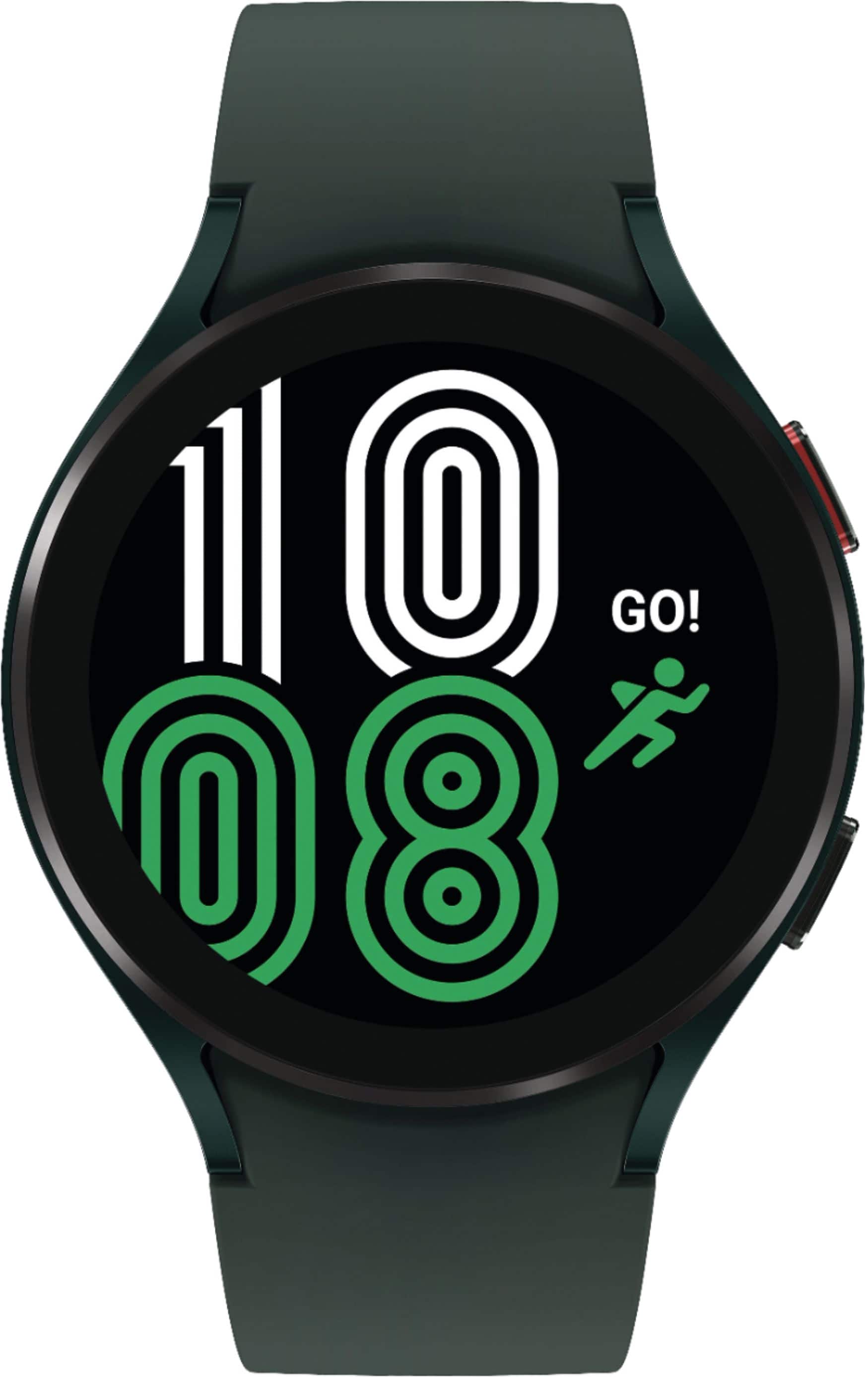 Samsung - Refurbished Galaxy Watch4 Aluminum Smartwatch 44mm BT - Green - (2021)