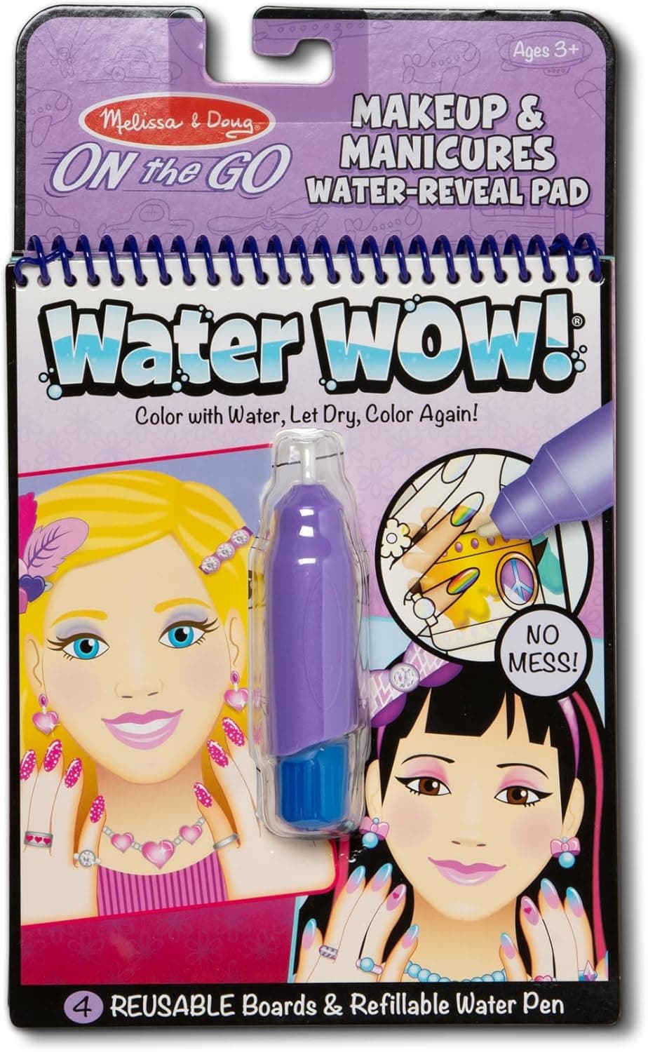 Melissa & Doug Water Wow! Mess-Free Coloring Books for Toddlers