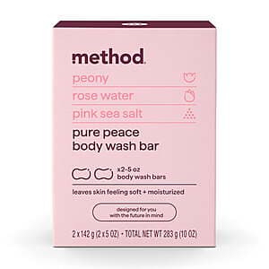2-Pack Method Body Wash Bars for $2.55