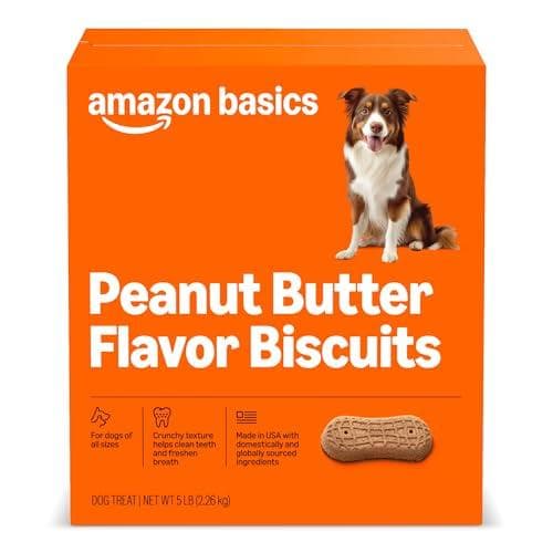 Save 29% on 5lbs of Amazon Basics Crunchy Dog Biscuits