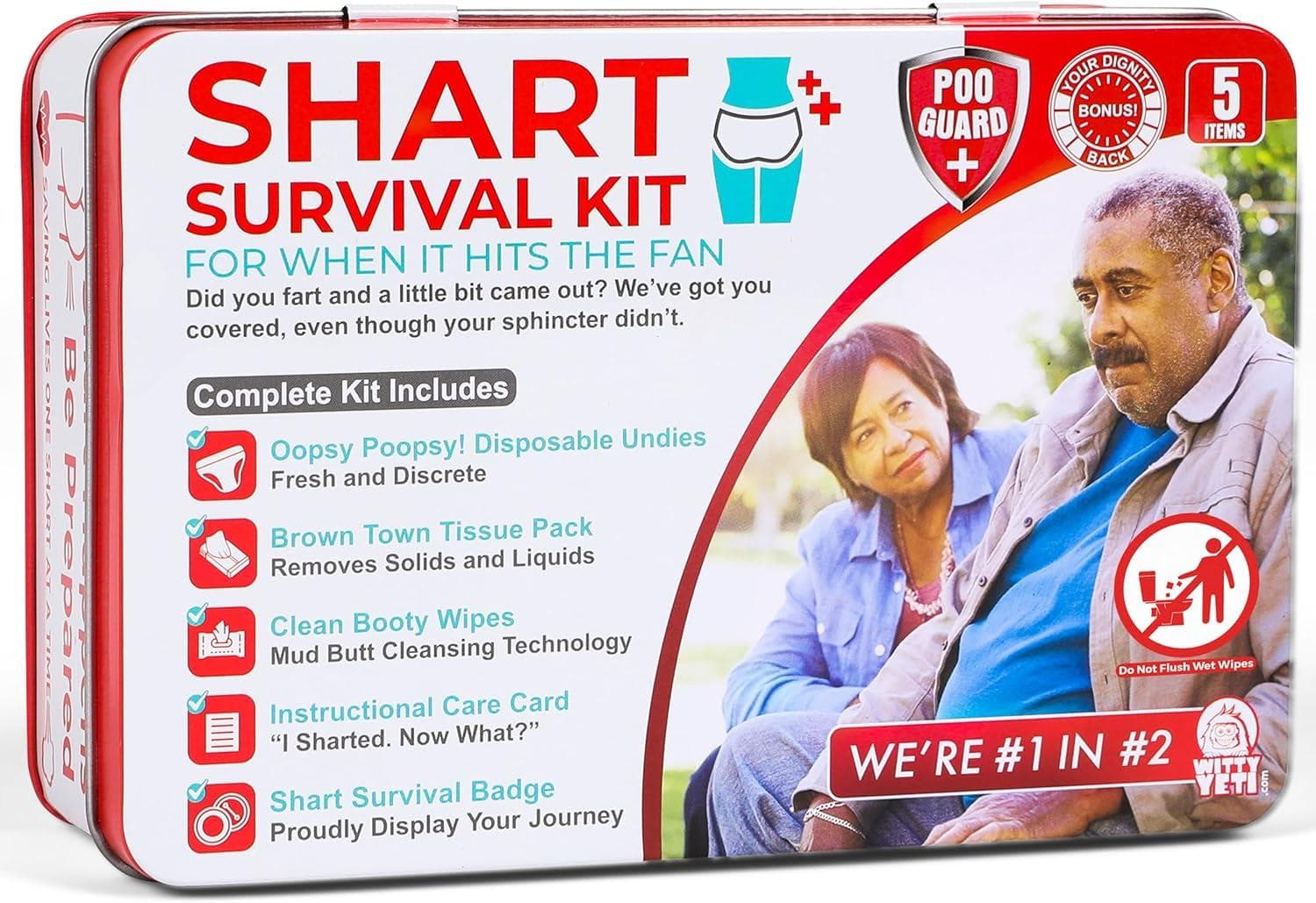 Witty Yeti Funny Shart Survival Kit Amazon
