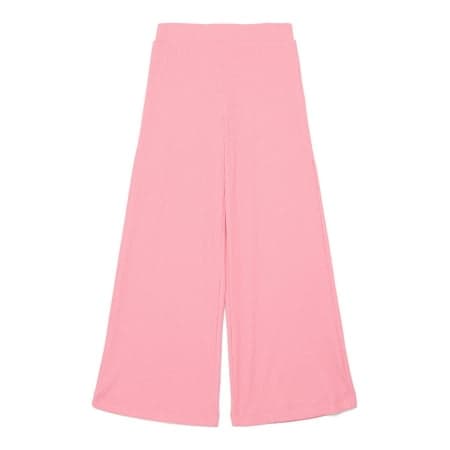 Wonder Nation Little Girls Ribbed Wide Leg Pants, Sizes 4-10