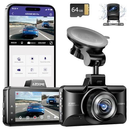 Upgraded Dash Cam with 3K Video and WiFi Connectivity