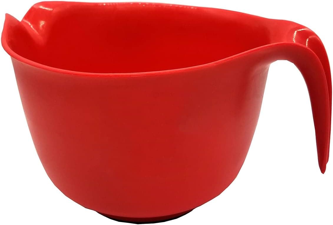 Sturdy 3-Quart Glad Mixing Bowl with Handle - Perfect for Cooking & Baking