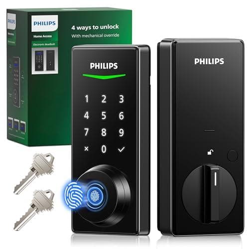 Philips Fingerprint Keyless Entry Door Lock Amazon