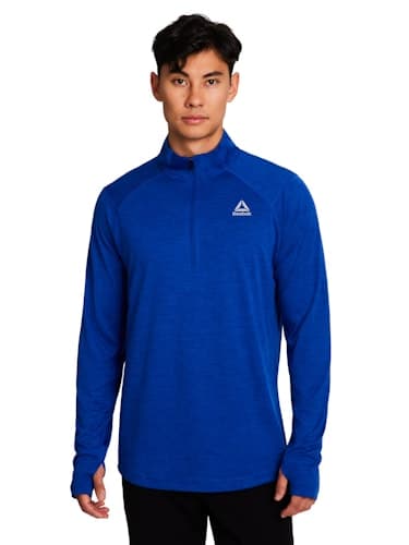 Reebok Men's Trail Quarter-Zip Active Pullover Shirt