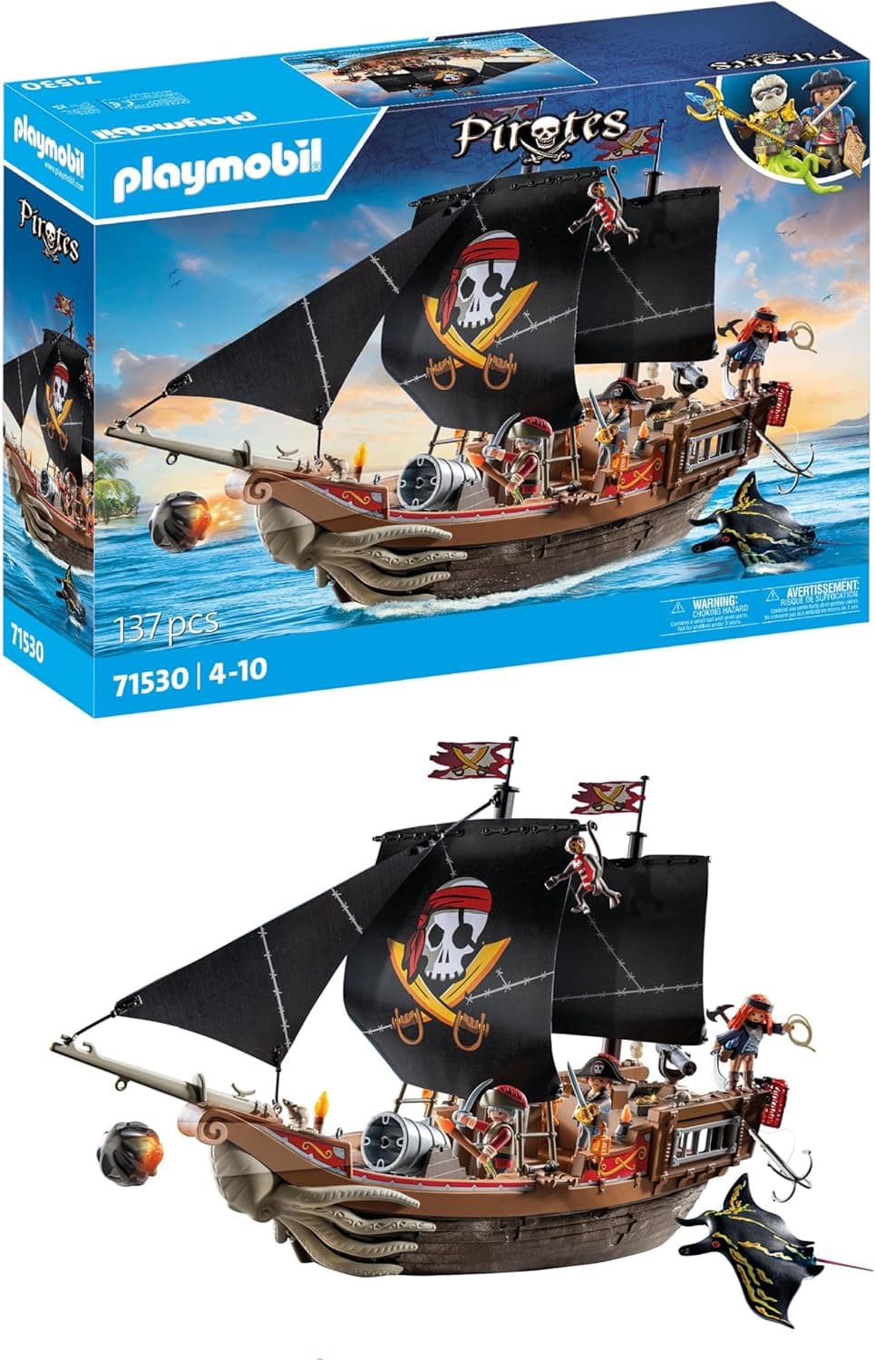 Set Sail with the Playmobil Pirates Mega Ship