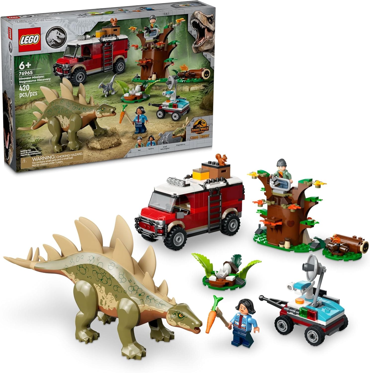 Explore Jurassic Dinosaur Missions with LEGO Stegosaurus Set