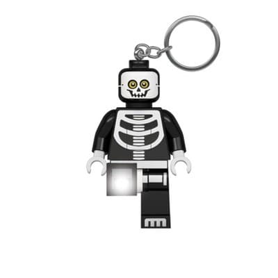 LEGO Minifigures Keychain Light - Skeleton: Includes Batteries, ABS Mini Figure, 3.2" Height, 1.2 oz Weight