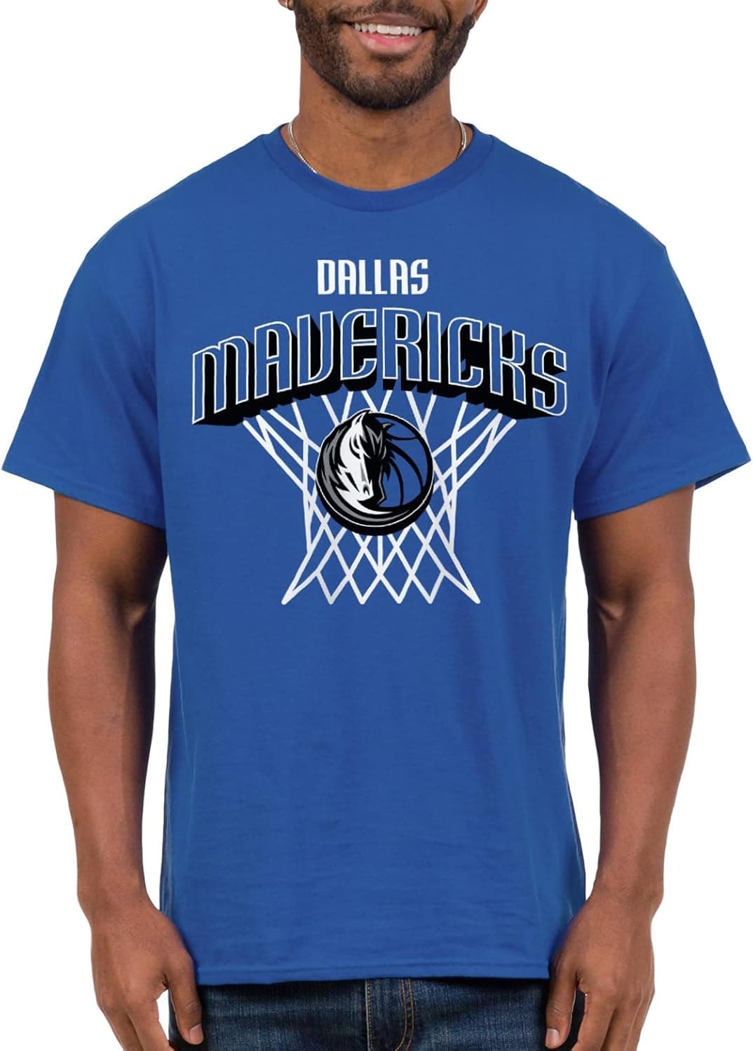 Cheer on the Mavericks with this NBA Team Logo Tee