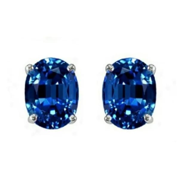 Real Tanzanite Sterling Silver Studs for $11