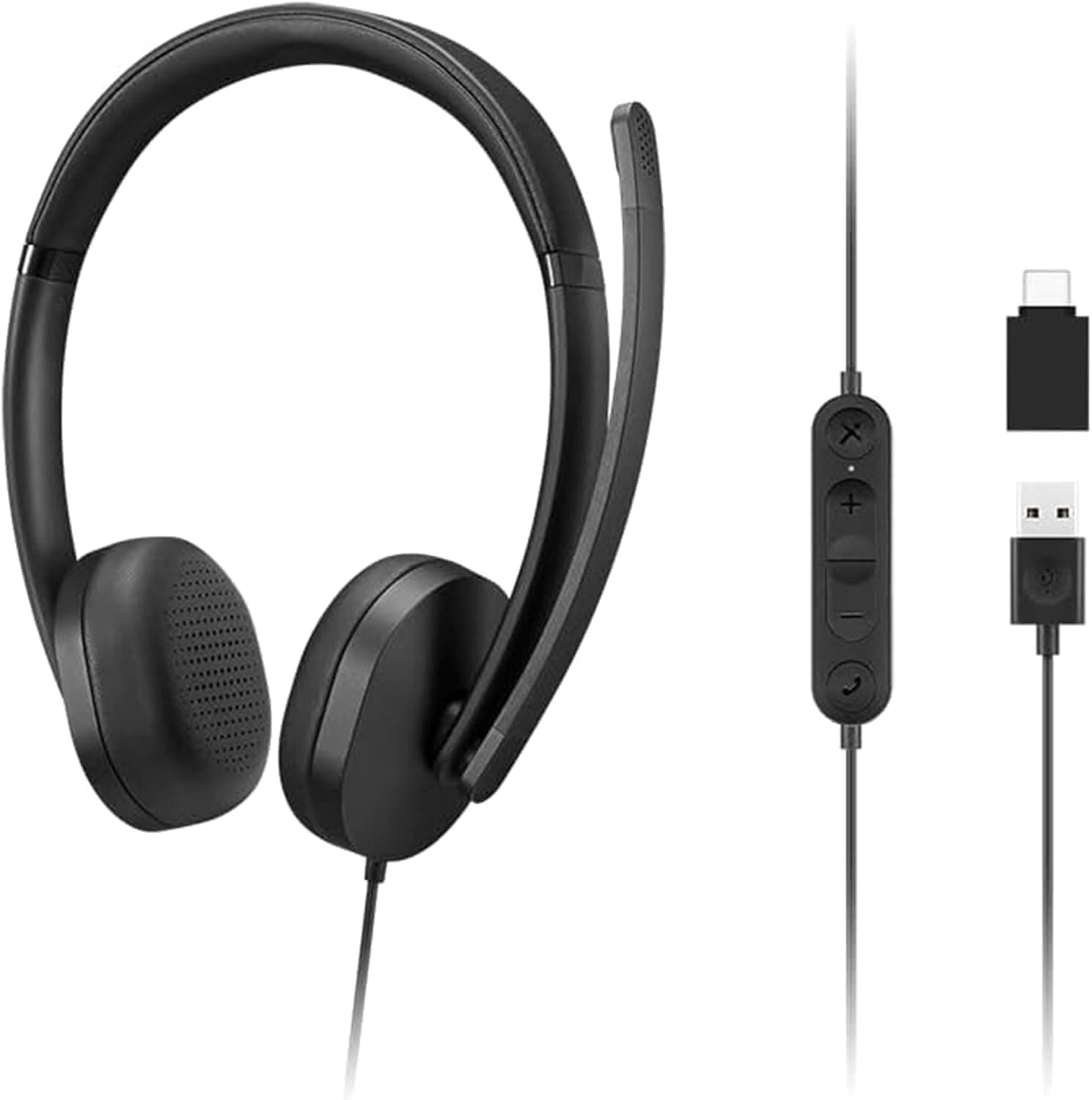 Lenovo Noise-Cancelling Stereo Headset for PC and Laptop