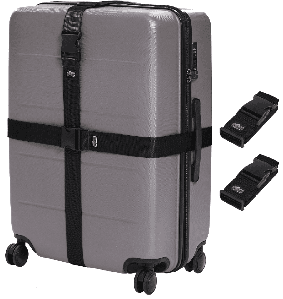 Gorilla Grip Adjustable Luggage Straps - 2-Pack