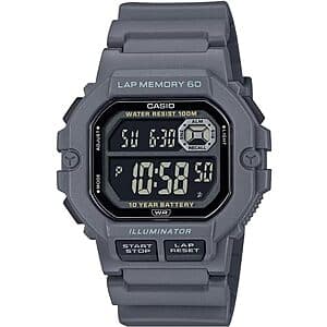 Casio WS-1400H Series Watch with 60-Lap Memory
