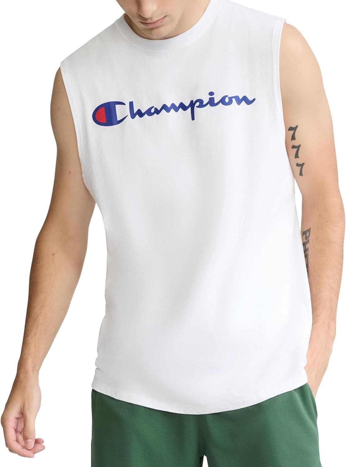 Save on Champion Muscle Tee - Classic White Design