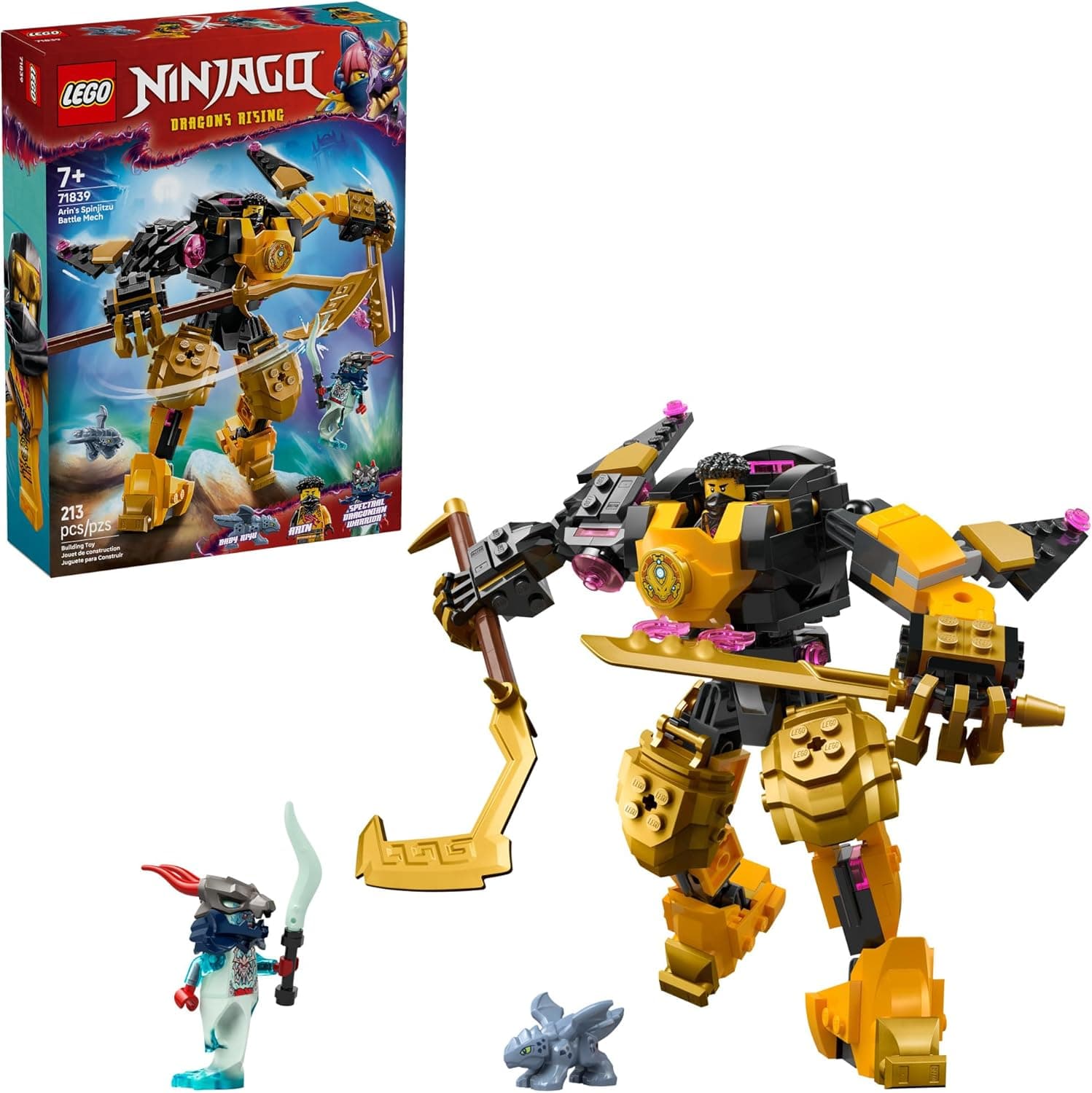 Unleash the Power of LEGO NINJAGO with Arin's Spinjitzu Battle Mech