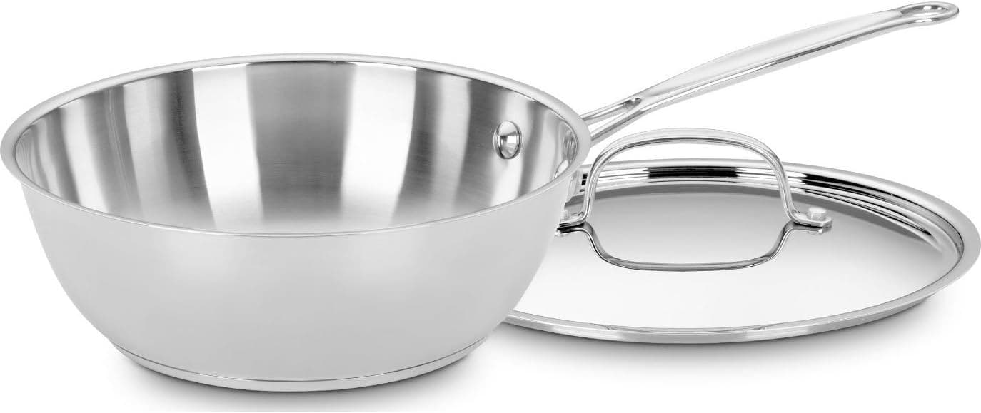 Cuisinart 3-Quart Stainless Steel Chef's Pan with Cover