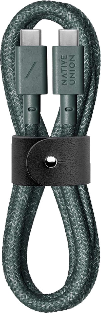 Native Union - BELT CABLE C TO C 1.2M - SLATE GREEN