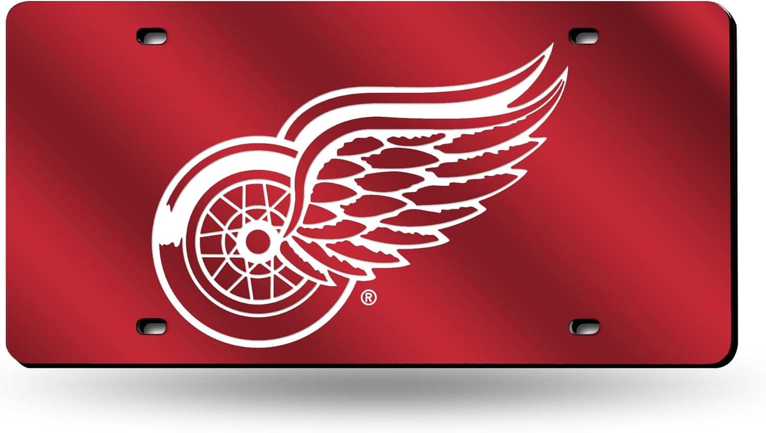 Officially Licensed NHL Detroit Red Wings License Plate