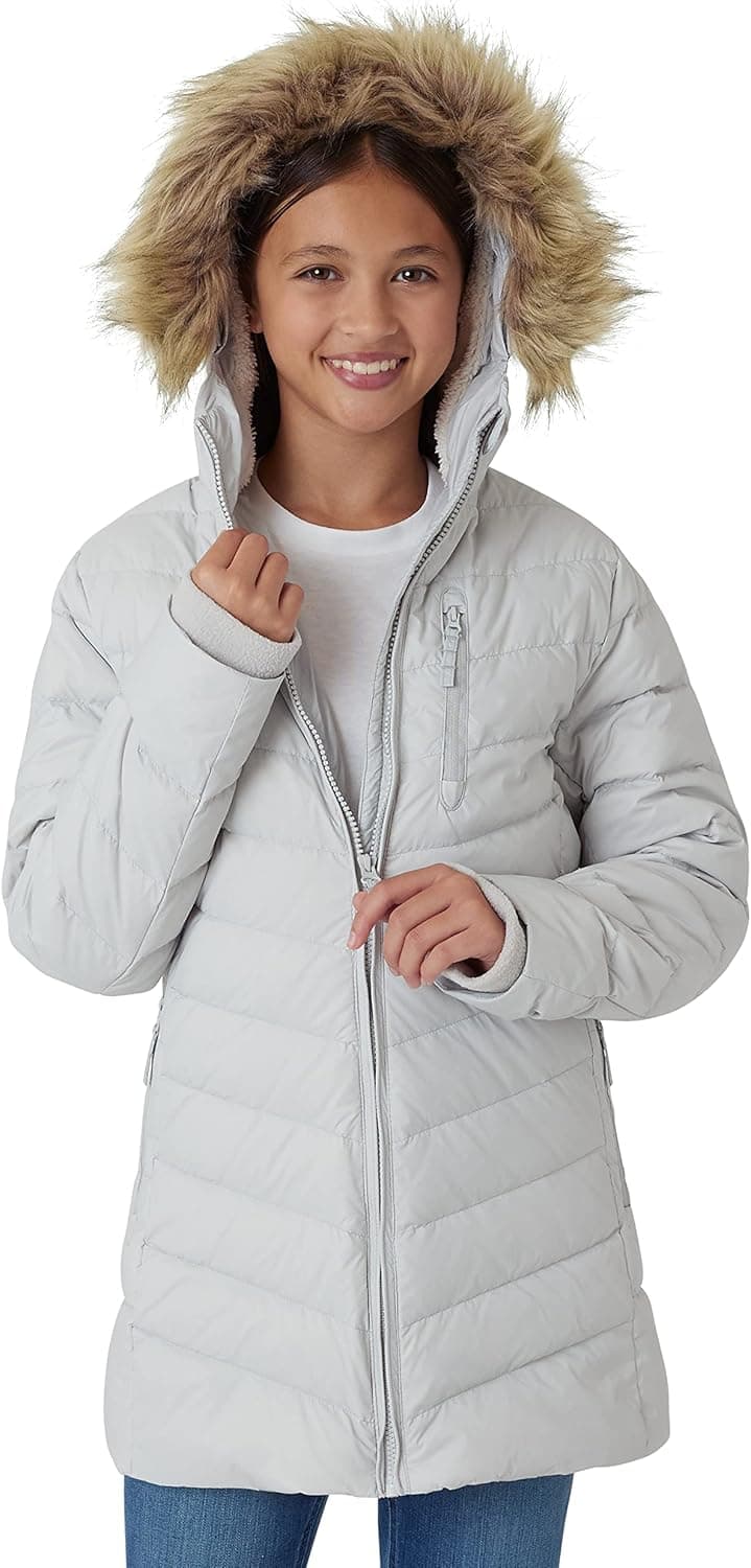 Stay Cozy with Eddie Bauer Girl's Down Parka Jacket