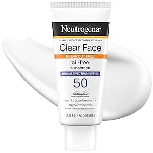 Neutrogena Clear Face Sunscreen - Oil-Free Protection
