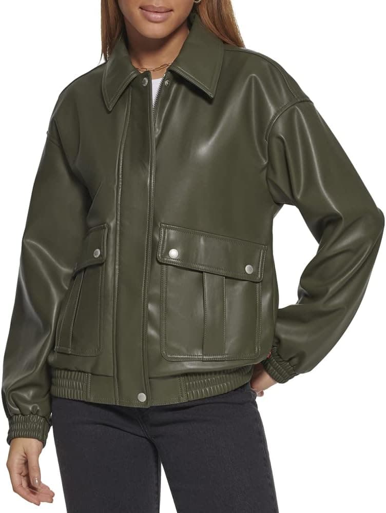 Levi's Women's Faux Leather Jacket - 51% Off