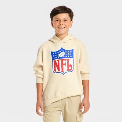 Boys' NFL Hooded Fleece Graphic Sweatshirt - S