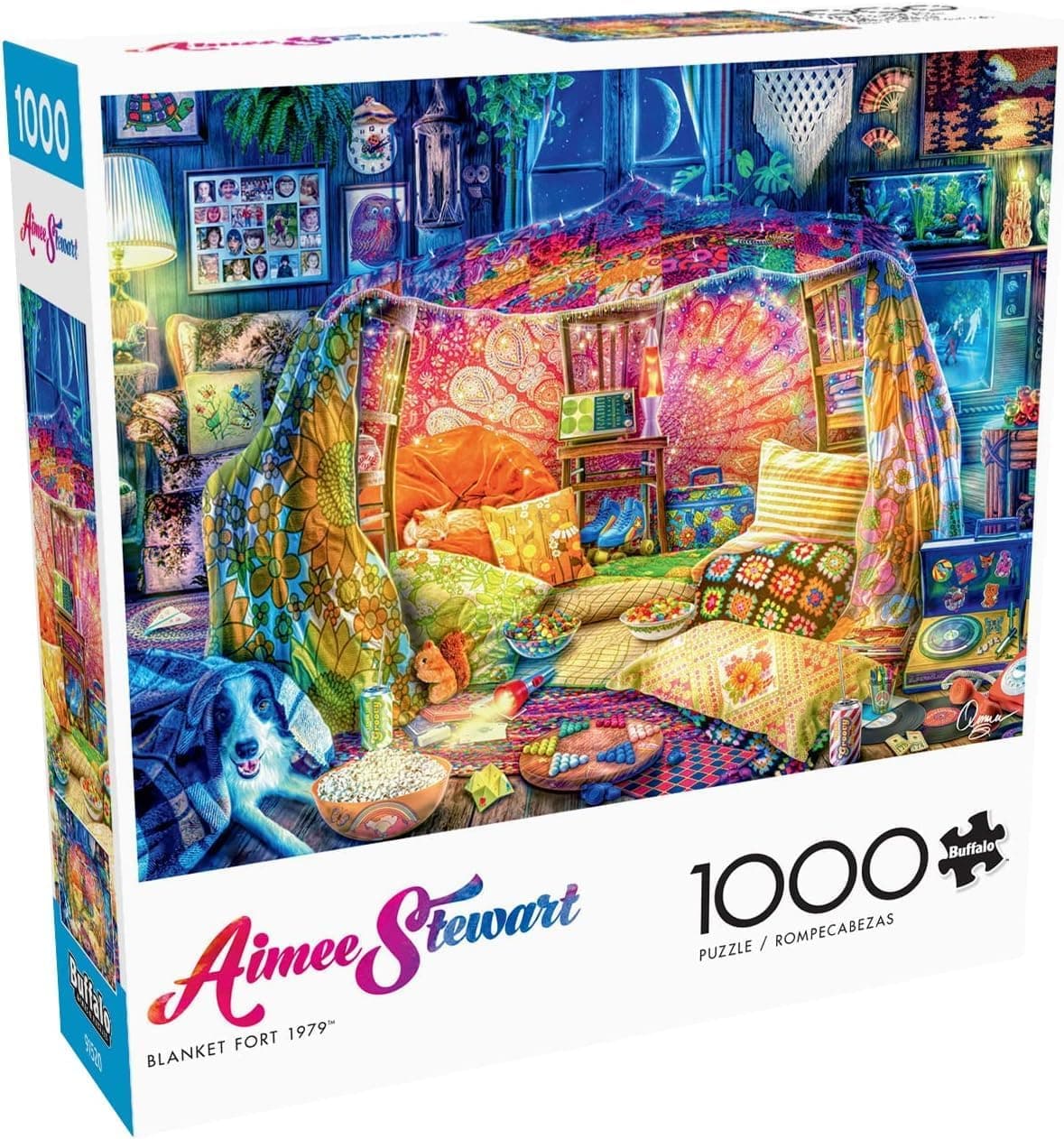 Cozy Puzzle Challenge: Buffalo Games Aimee Stewart Blanket Fort Jigsaw