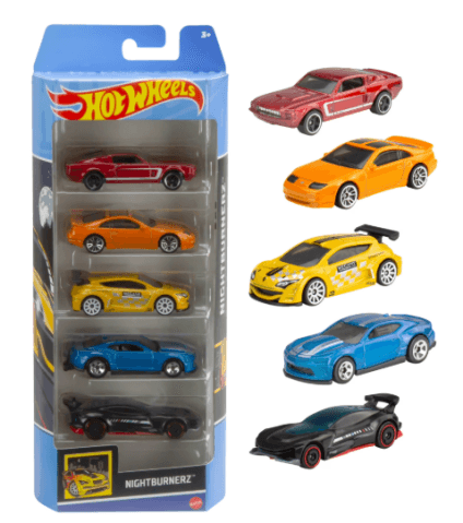 5-Pack Hot Wheels 1:64 Scale Die-Cast Cars or Trucks Walmart