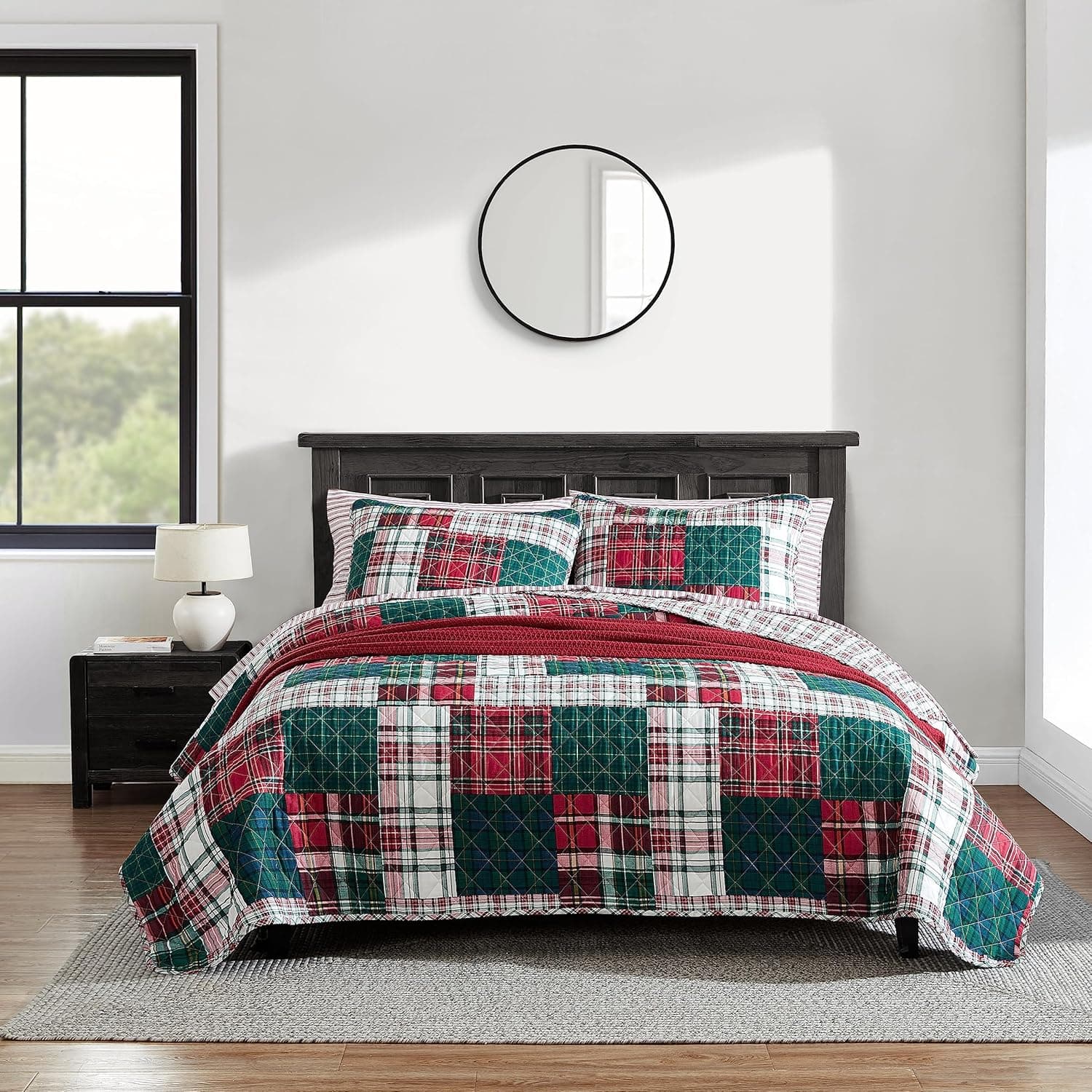 Cozy Nautica Emmet Patchwork Reversible Quilt Set - 50% Off