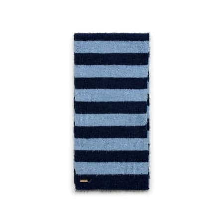 Packed Party Feeling Stripey Scarf, Navy