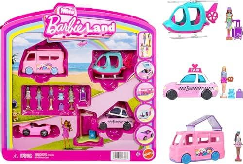 4-Pack Barbie Mini Land PlaySet Amazon